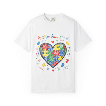 Autism Awareness Puzzle Heart T-Shirt