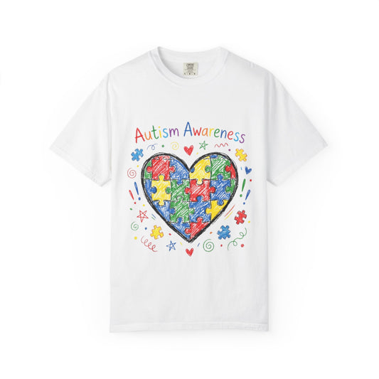 Autism Awareness Puzzle Heart T-Shirt