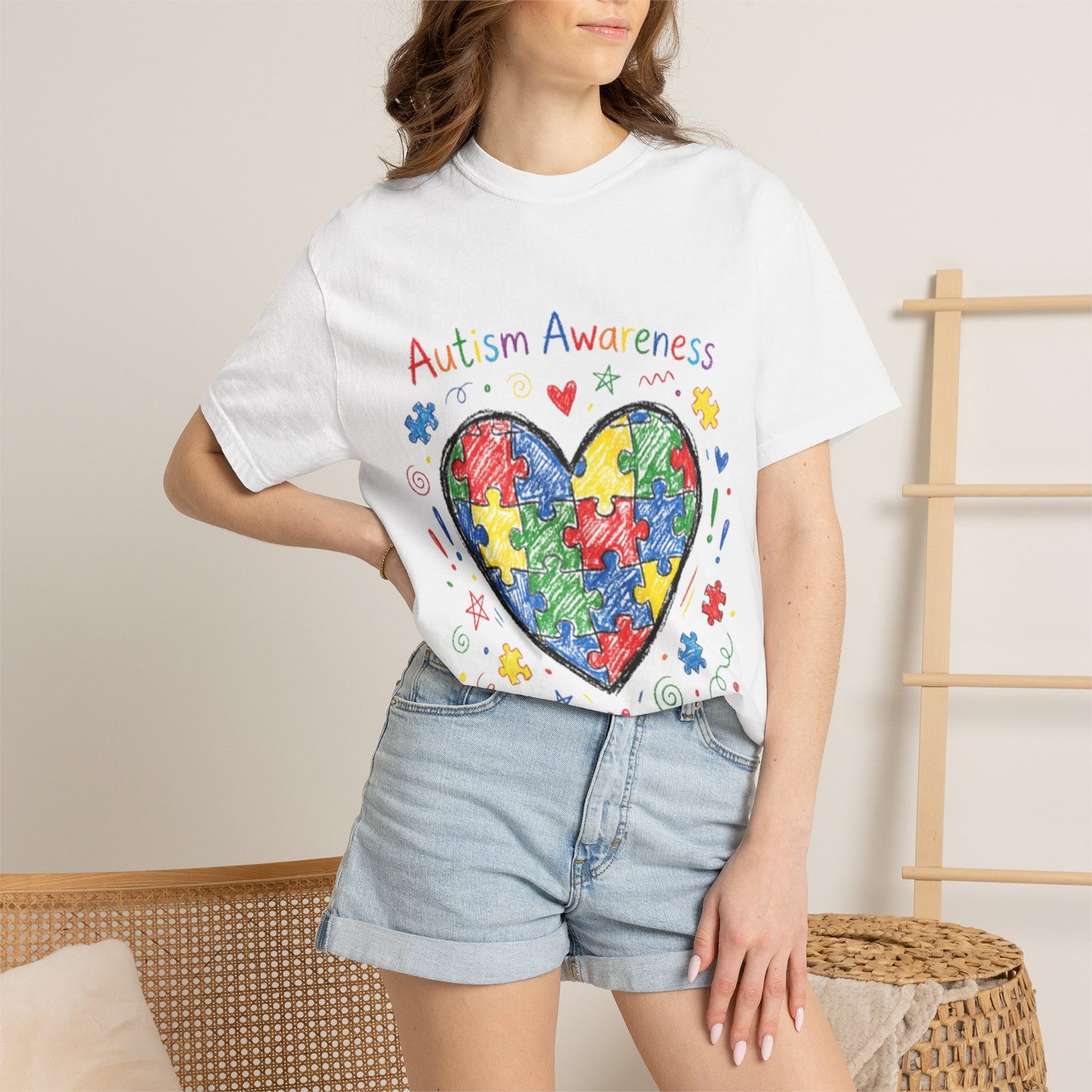 Autism Awareness Puzzle Heart T-Shirt